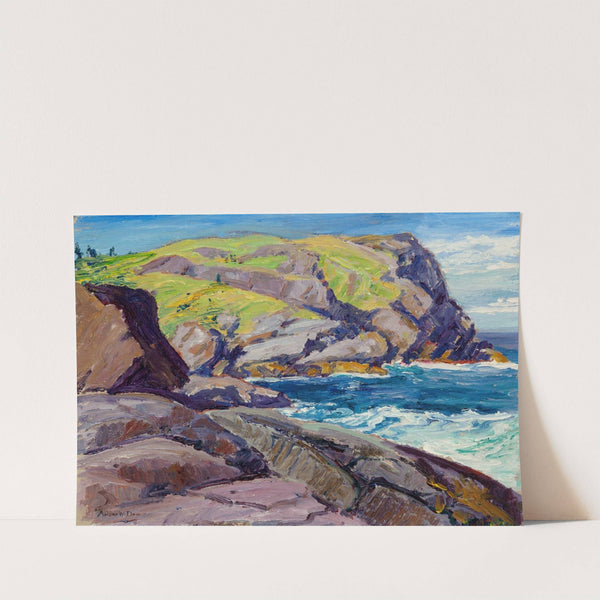 A Maine Headland (Rocky Coast) by Arthur Wesley Dow