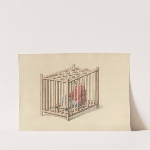 A malefactor in a cage by George Henry Mason