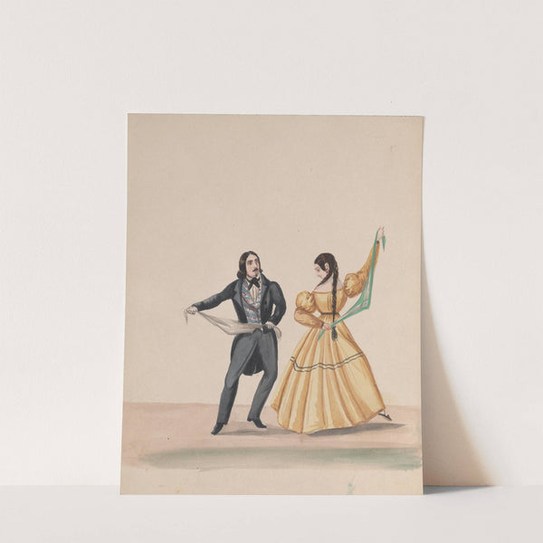 A man and a woman dancing by Francisco Fierro