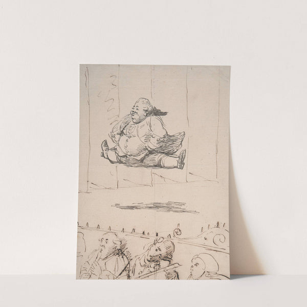 A Man doing the Splits by George Dance