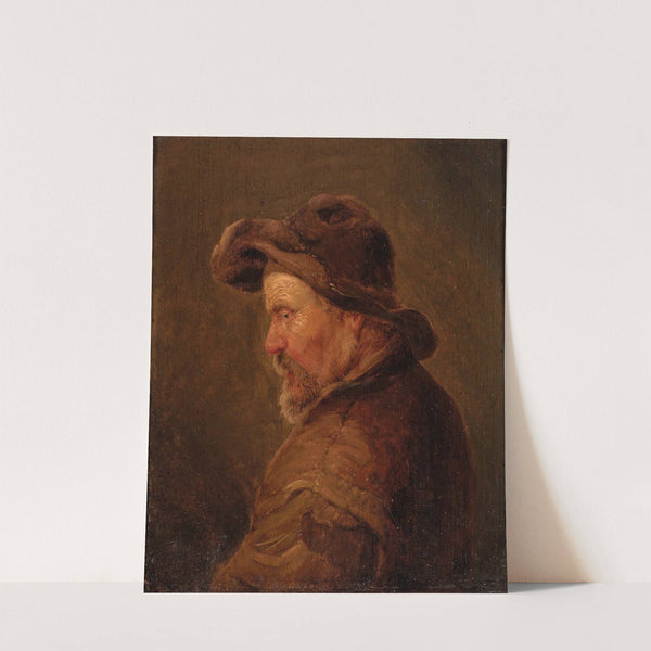 A Man In A Hat And Weathered Clothes by Isaac van Ostade