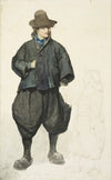 A man in Marken costume (Fisherman)