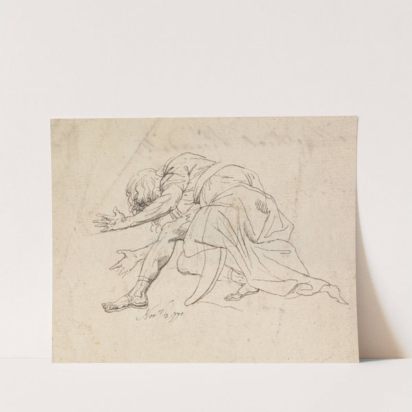 A Man Kneeling (1770) by John Hamilton Mortimer