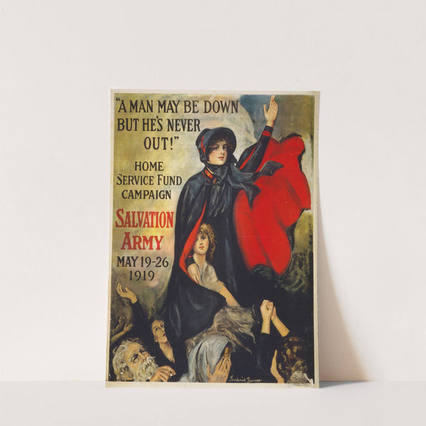 A man may be down but he's never out! by Frederick Duncan