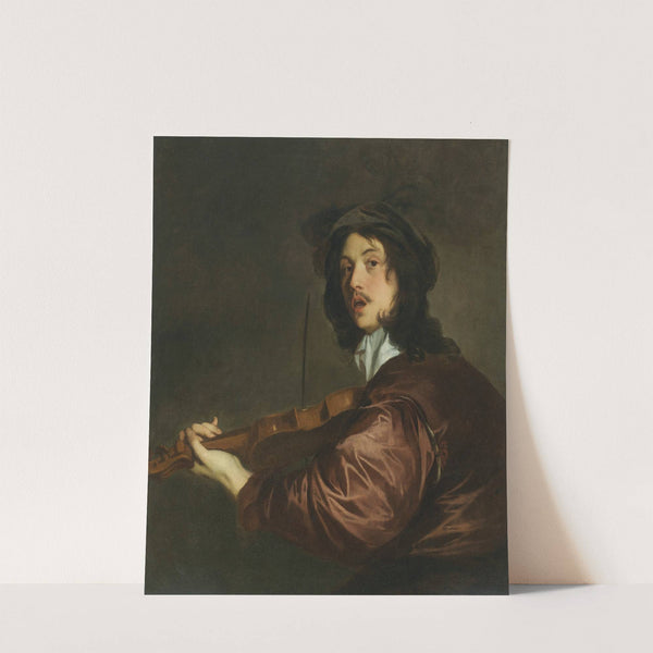 A man playing a violin by Sir Peter Lely
