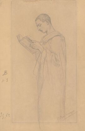 A Man Reading