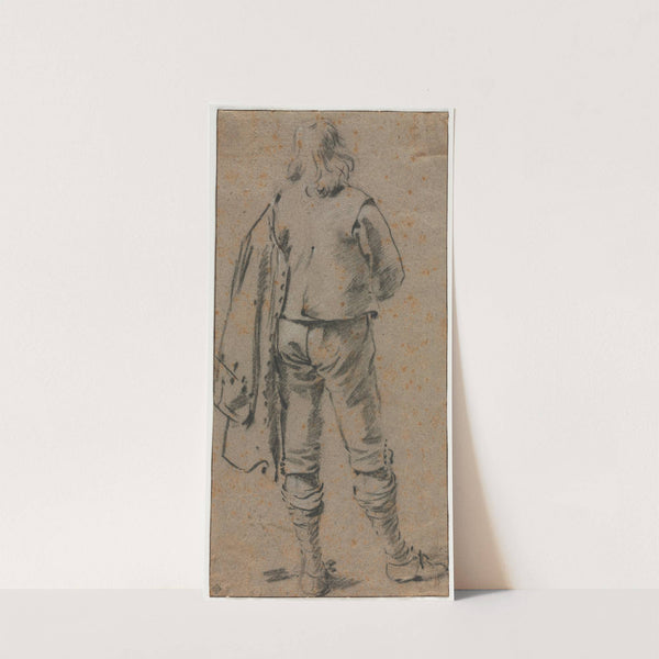 A Man Standing Seen from the Back (c. 1630) by Gerard ter Borch