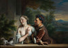 A Man Trying to embrace a Woman