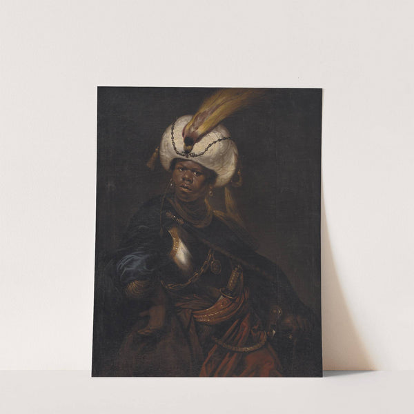 A Man Wearing a Turban and Armour by Karel van Mander III