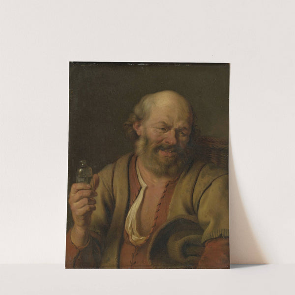 A Man with a Gin Bottle (1660 - 1680) by Ary de Vois