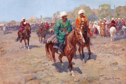 A Market Day in Central Asia (1904)