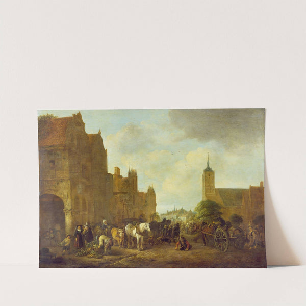 A Market Place by Isaac van Ostade