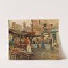 A Market Scene in Naples by Pietro Scoppetta