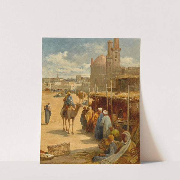 A Marketplace, Cairo by David Bates