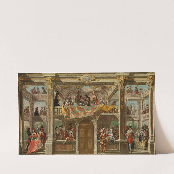 A Masked Ball in Bohemia (ca. 1748) by Andreas Altomonte