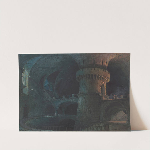 A Medieval Prison by Domenico Ferri