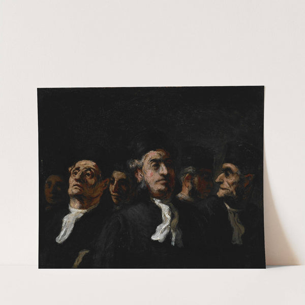 A Meeting of Lawyers by Honoré Daumier