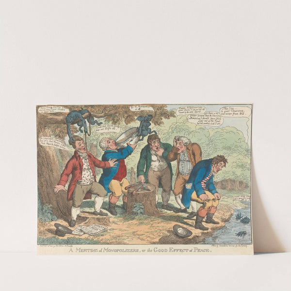 A Meeting of Monopolizers, or the Good Effect of Peace by Charles Williams