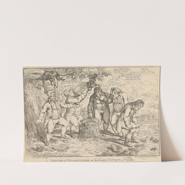 A Meeting of Monopolizers, or the Good Effect of Peace by Charles Williams