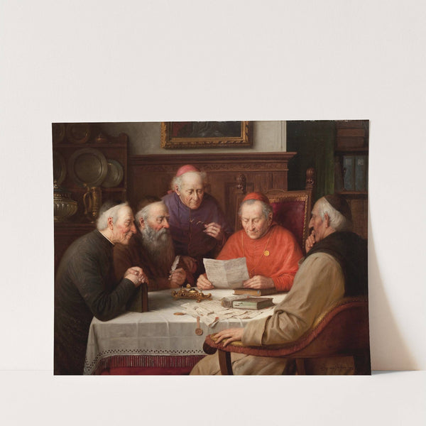 A Meeting of the Cardinals (Catholic Clergymen) by Josef Wagner-Höhenberg