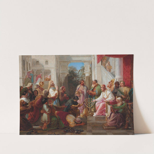 A merciful king by Moritz Daniel Oppenheim