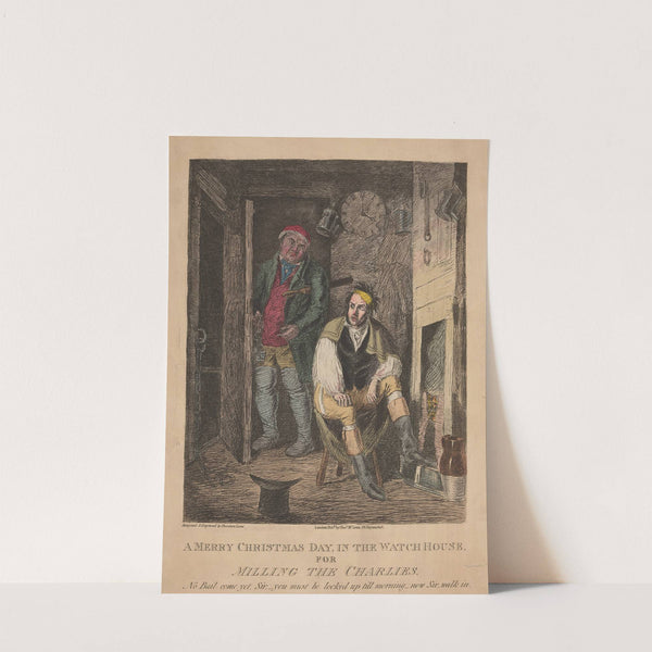 A merry Christmas day, in the watch house, for milling the Charlies. by Theodore Lane