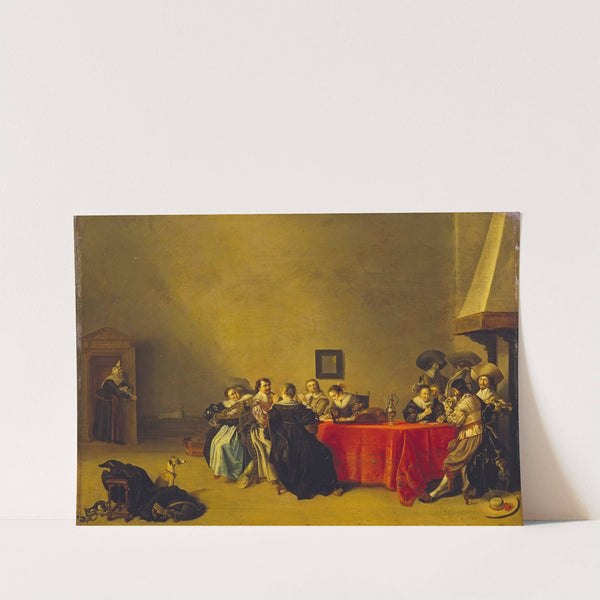 A Merry Company at Table by Hendrik Gerritsz Pot