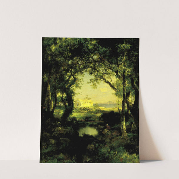 A Mexican Hacienda, Lake Cuitzeo by Thomas Moran