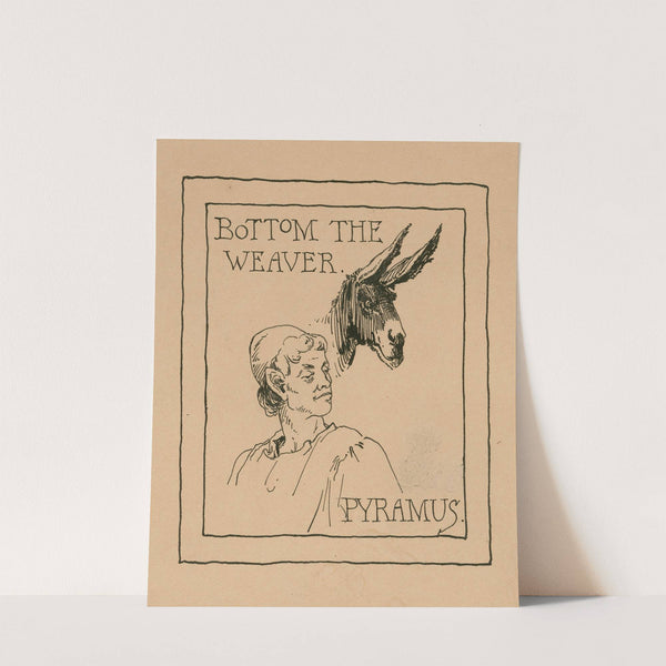 A Midsummer night’s dream; Bottom the weaver, Pyramus (1901) by Fanny Railton