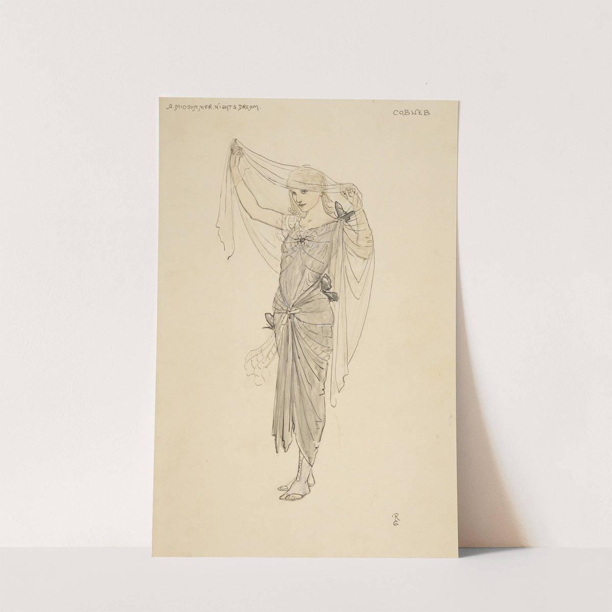 A Midsummer night’s dream; Cobweb (1895) by Walford Graham Robertson