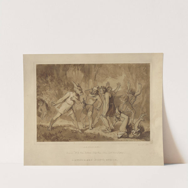 A midsummer night’s dream, Quince ‘Bless thee, Bottom …’ (1831) by Alfred Edward Chalon