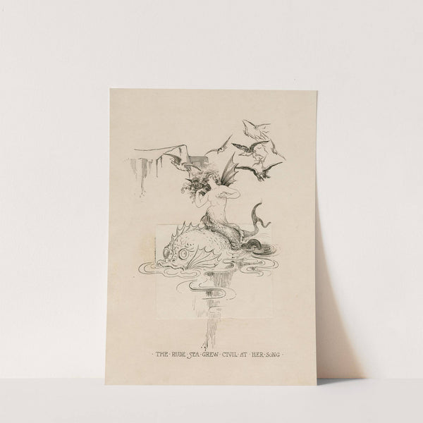 A Midsummer night’s dream; The rude sea grew civil at her song (1901) by Fanny Railton