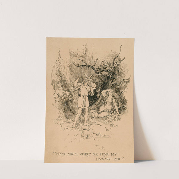 A Midsummer night’s dream; What angel wakes me from my flowery bed (1901) by Fanny Railton