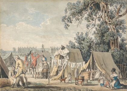 A Military Encampment in Hyde Park