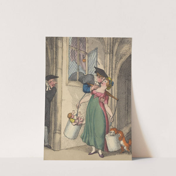 A milk sop (1811) by Thomas Rowlandson