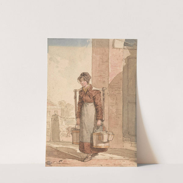 A Milkmaid by John Augustus Atkinson