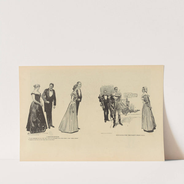 A misconception (1893-1900) by Charles Dana Gibson