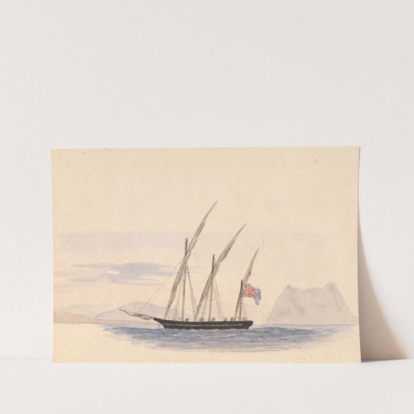 A Mistica, Gibraltar (1844) by George Lothian Hall