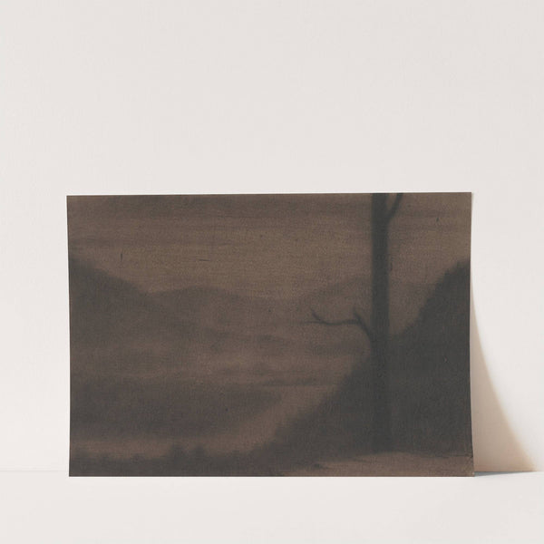 A Misty River Landscape by Herbert Crowley