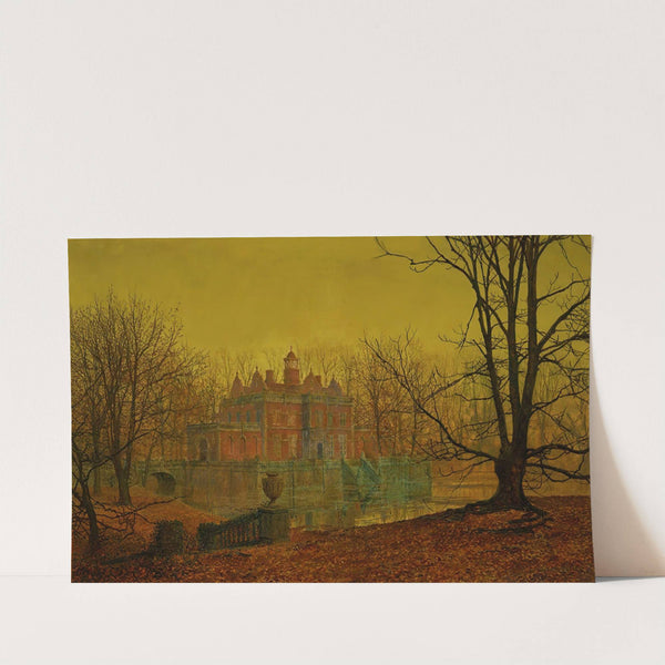 A Moated Yorkshire Home by John Atkinson Grimshaw