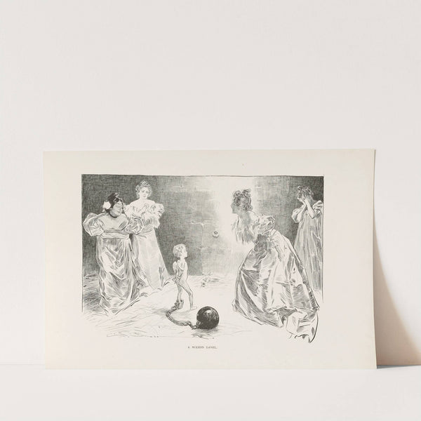 A modern Daniel (1896) by Charles Dana Gibson