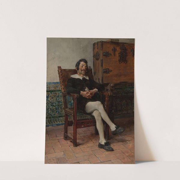 A moment of repose by José Jiménez y Aranda