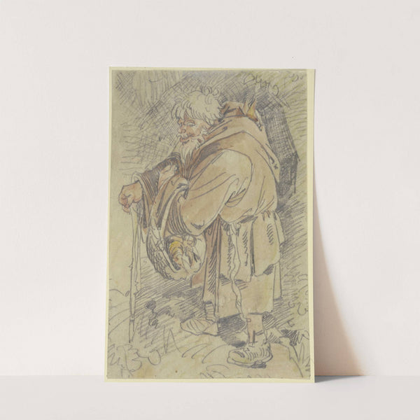 A monk by Wilhelm Busch