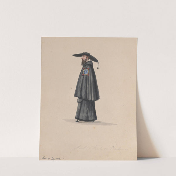 A monk from the order of Barbones by Francisco Fierro