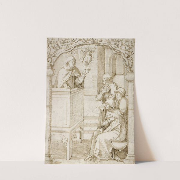 A Monk Preaching (1505) by Hans Baldung