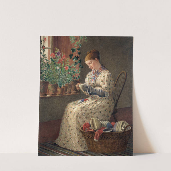 A Month's Darning by Enoch Wood Perry Jr.