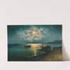 A Moonlit Night on the Shore by Grigori Ivanovitch Kapustin