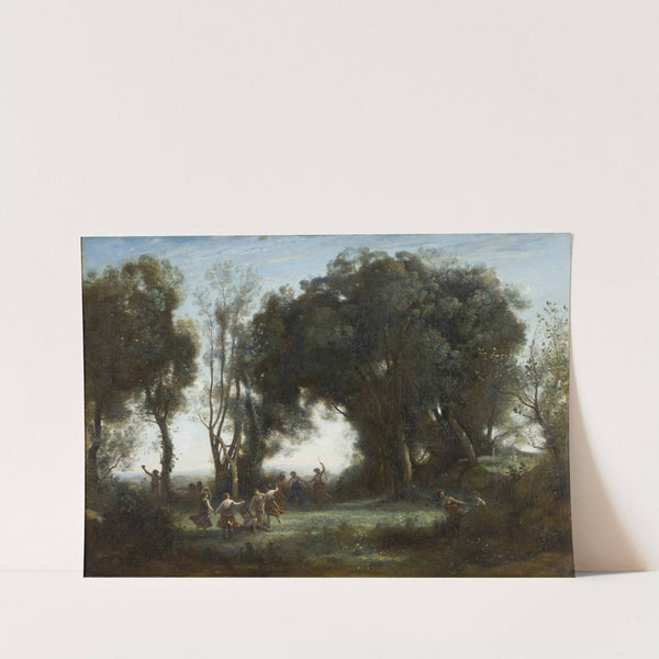 A Morning. The Dance of the Nymphs by Jean-Baptiste-Camille Corot
