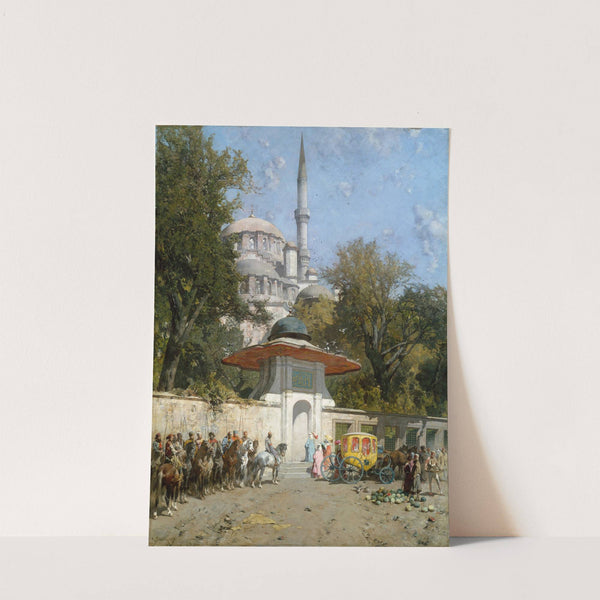 A Mosque (1872) by Alberto Pasini