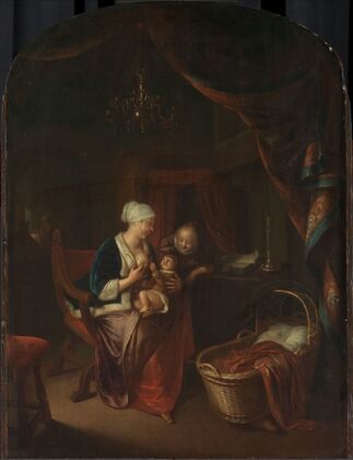 A Mother giving her Child the Breast